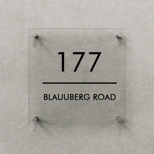 Clear Perspex Example