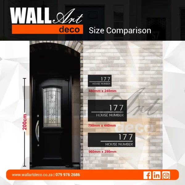 Horizontal Panoramic Sign Size Comparison