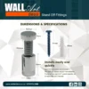 Stand Offs 2 Standoff Fittings Dimensions and Specifications
