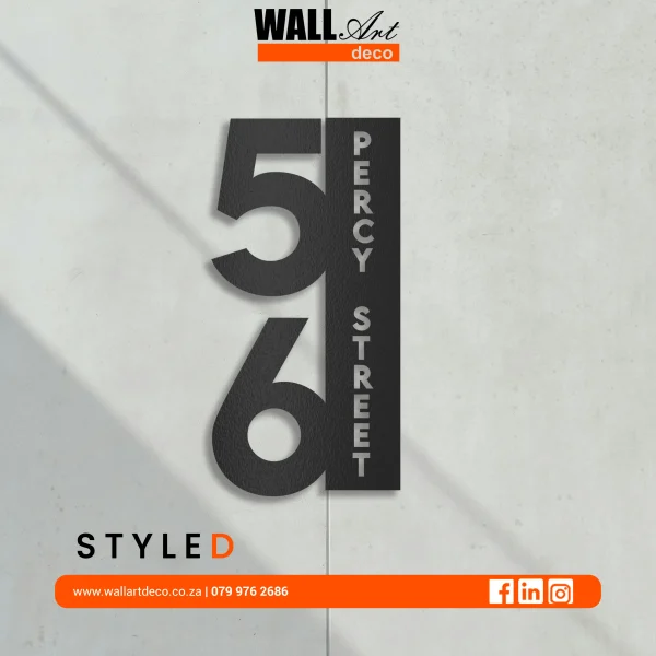 Willow Drive 4 Style D Line art Address